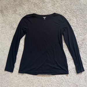 Old Navy Active Long Sleeve Black Tee